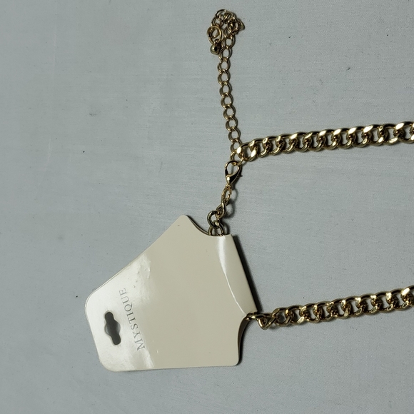 Mystique gold chain open link necklace - Picture 3 of 4